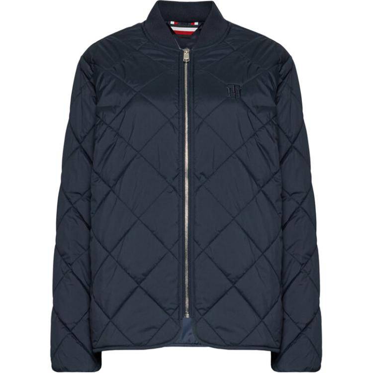 

Tommy Hilfiger Женская синяя пуховик, Navy Blue
