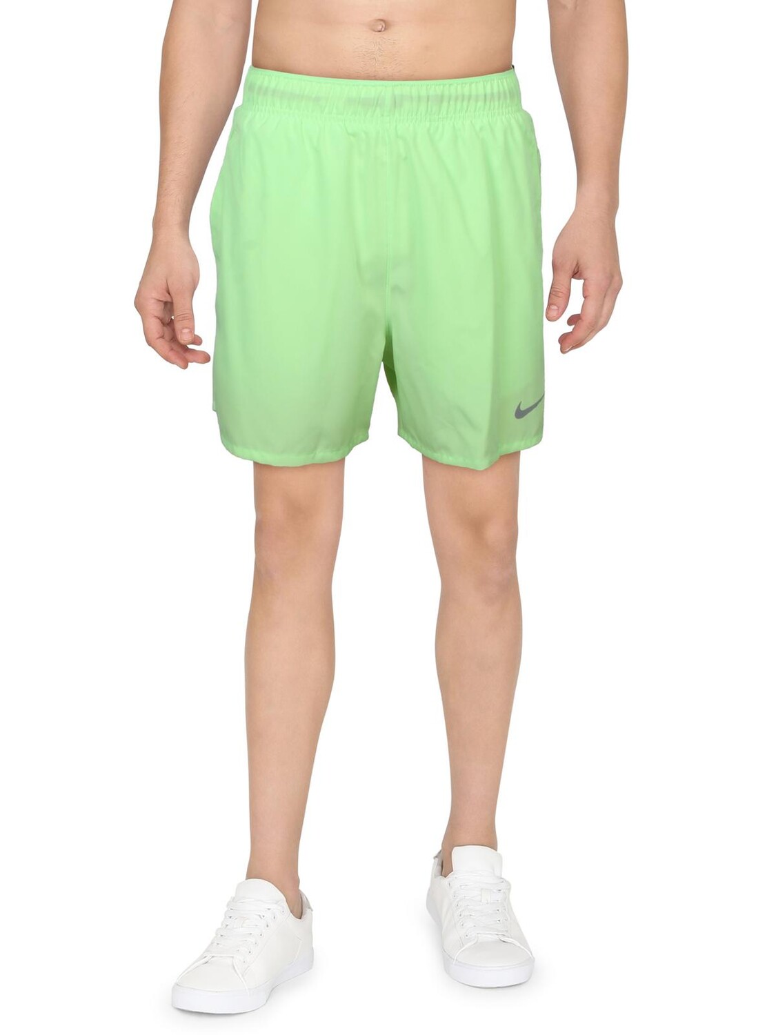 

Мужские шорты для бега для фитнеса Nike, цвет Lime Blast/Black/Silver Reflective