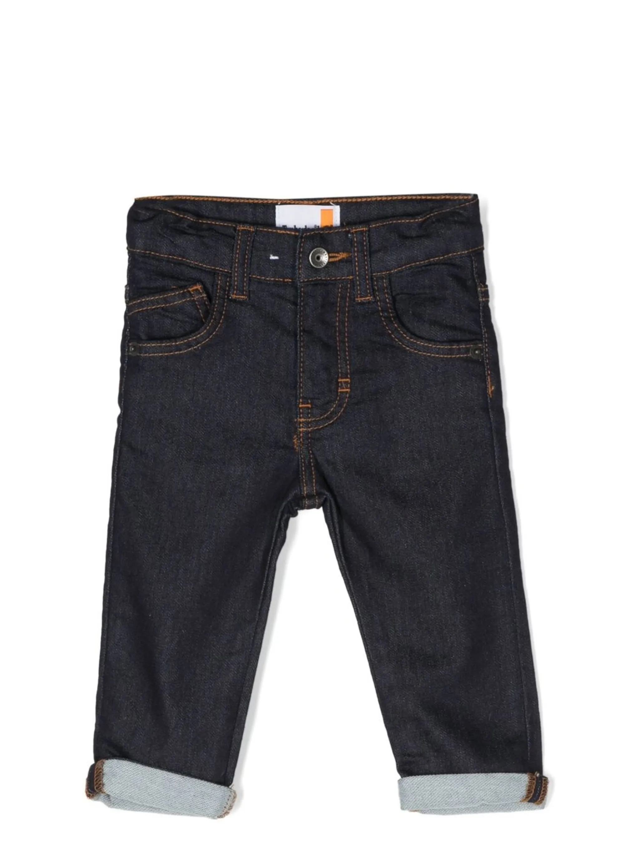 

Прямые джинсы с нашивкой-логотипом Timberland Kids, синий