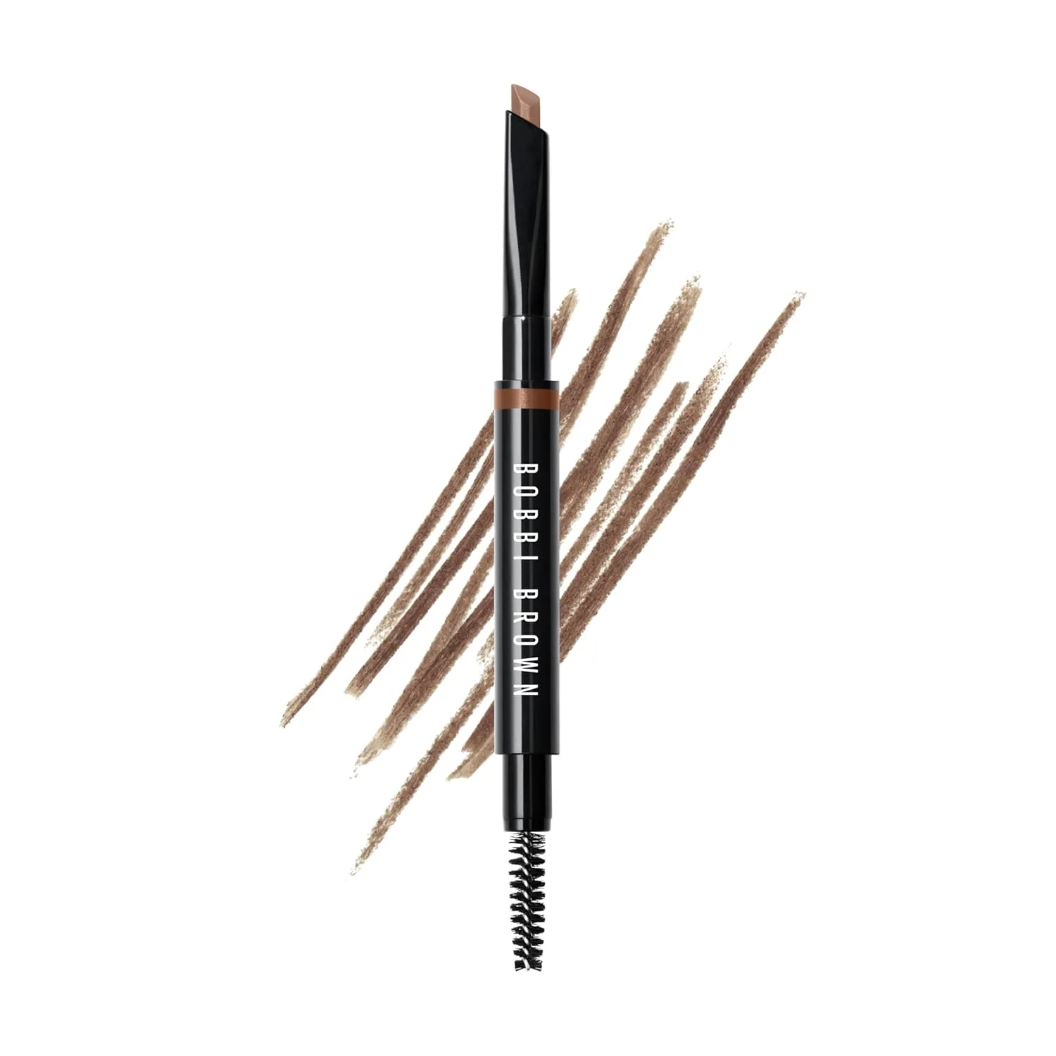 Стойкий водостойкий карандаш для бровей Bobbi Brown | Двусторонний скошенный наконечник с щеточкой | Не требует заточки | Теперь с возможностью заправки, 04 Warm Brown (Rich warm chocolate brown)
