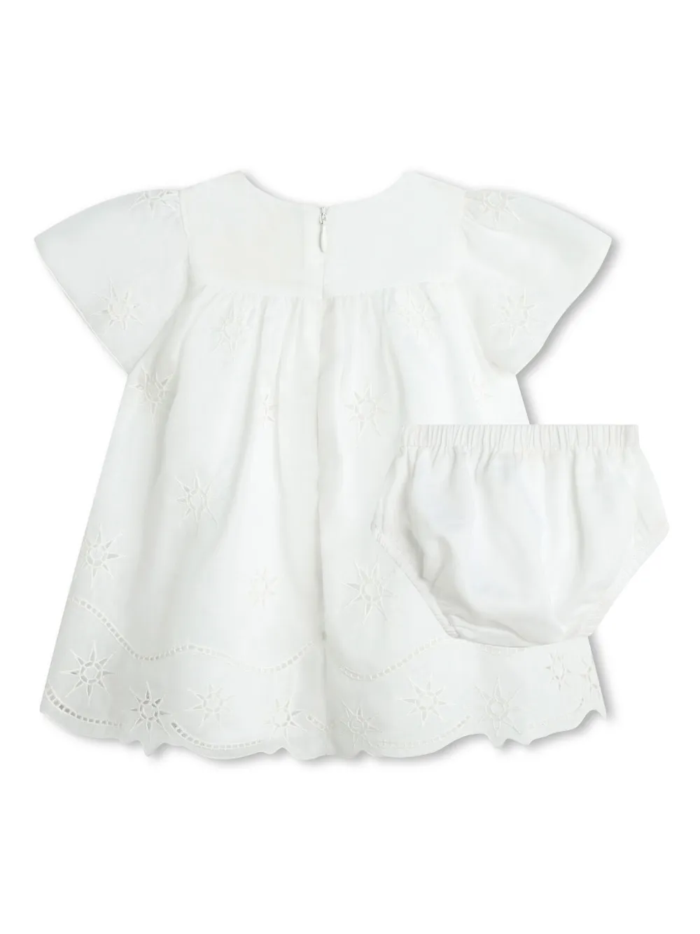 Комплект из органического хлопка Chloé Kids, белый — фото 2