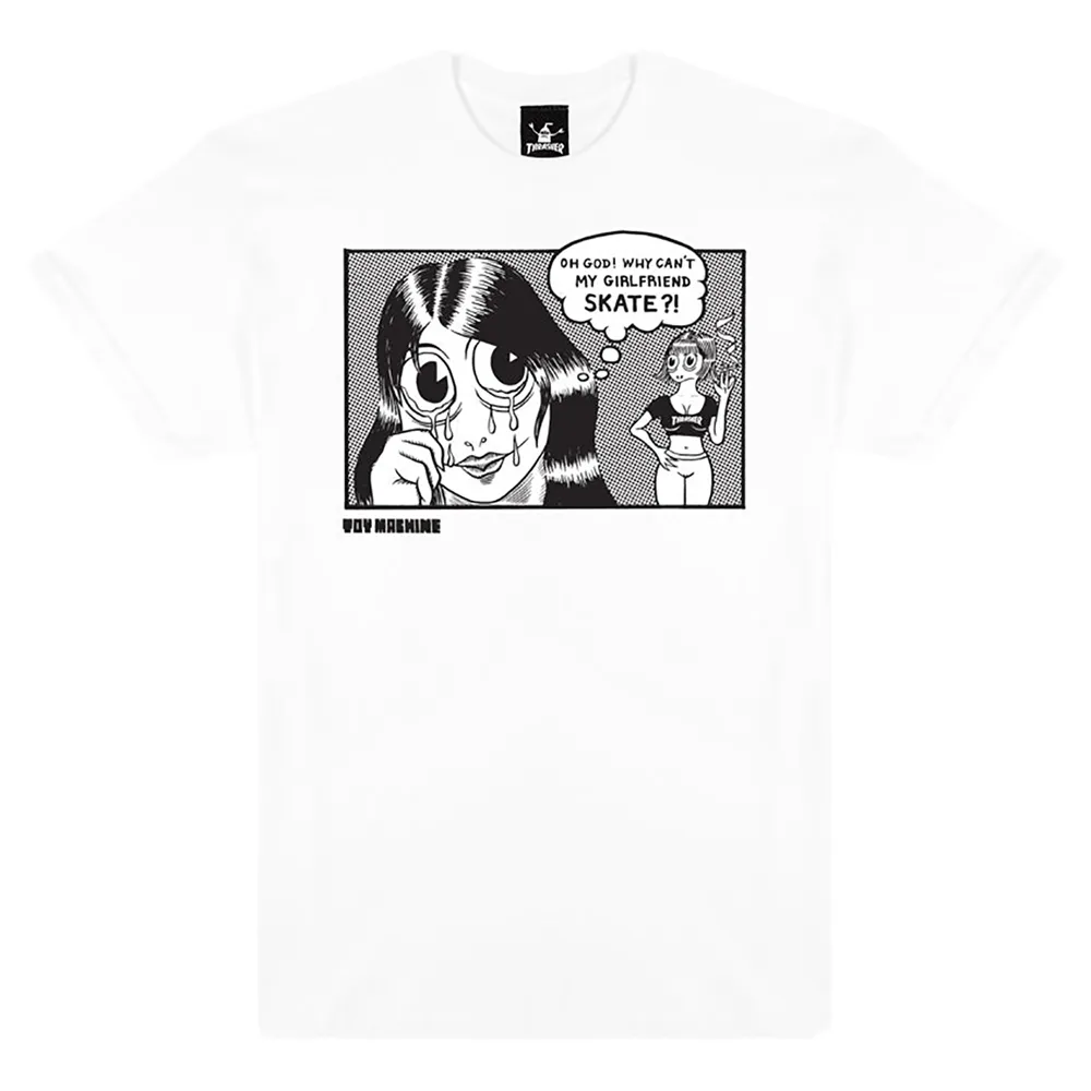 

Футболка с коротким рукавом Thrasher Girlfriend, белый
