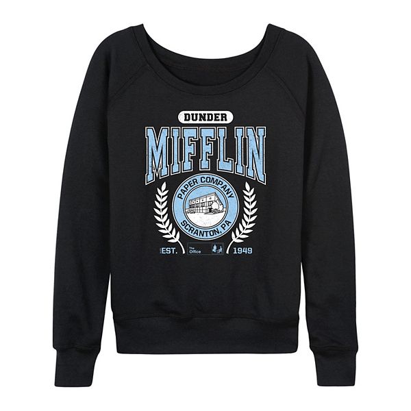 

Женская футболка с длинным рукавом Dunder Mifflin Collegiate French Terry Licensed Character, Black, Черный, Женская футболка с длинным рукавом Dunder Mifflin Collegiate French Terry Licensed Character, Black