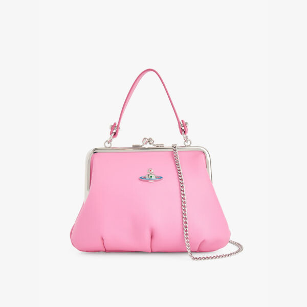 

Сумка-Клатч из кожи в стиле бабушки Vivienne Westwood, розовый