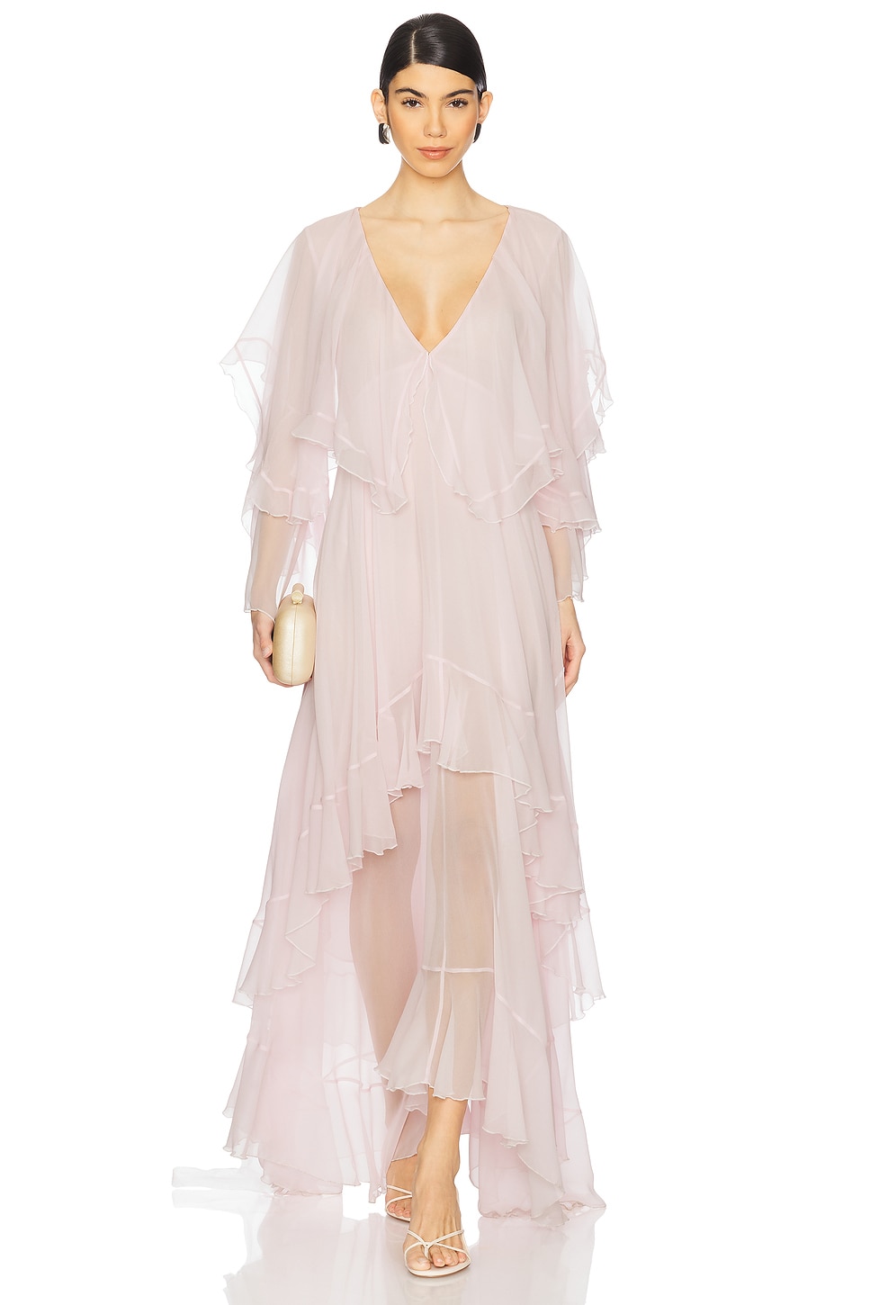 

Платье Collia Loveshackfancy, pale pink