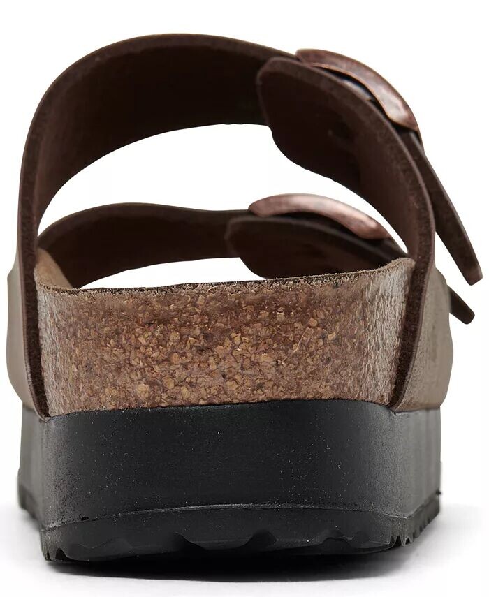 Женские сандалии на платформе Arizona Flex Birko-Flor от Finish Line Birkenstock, коричневый — фото 4