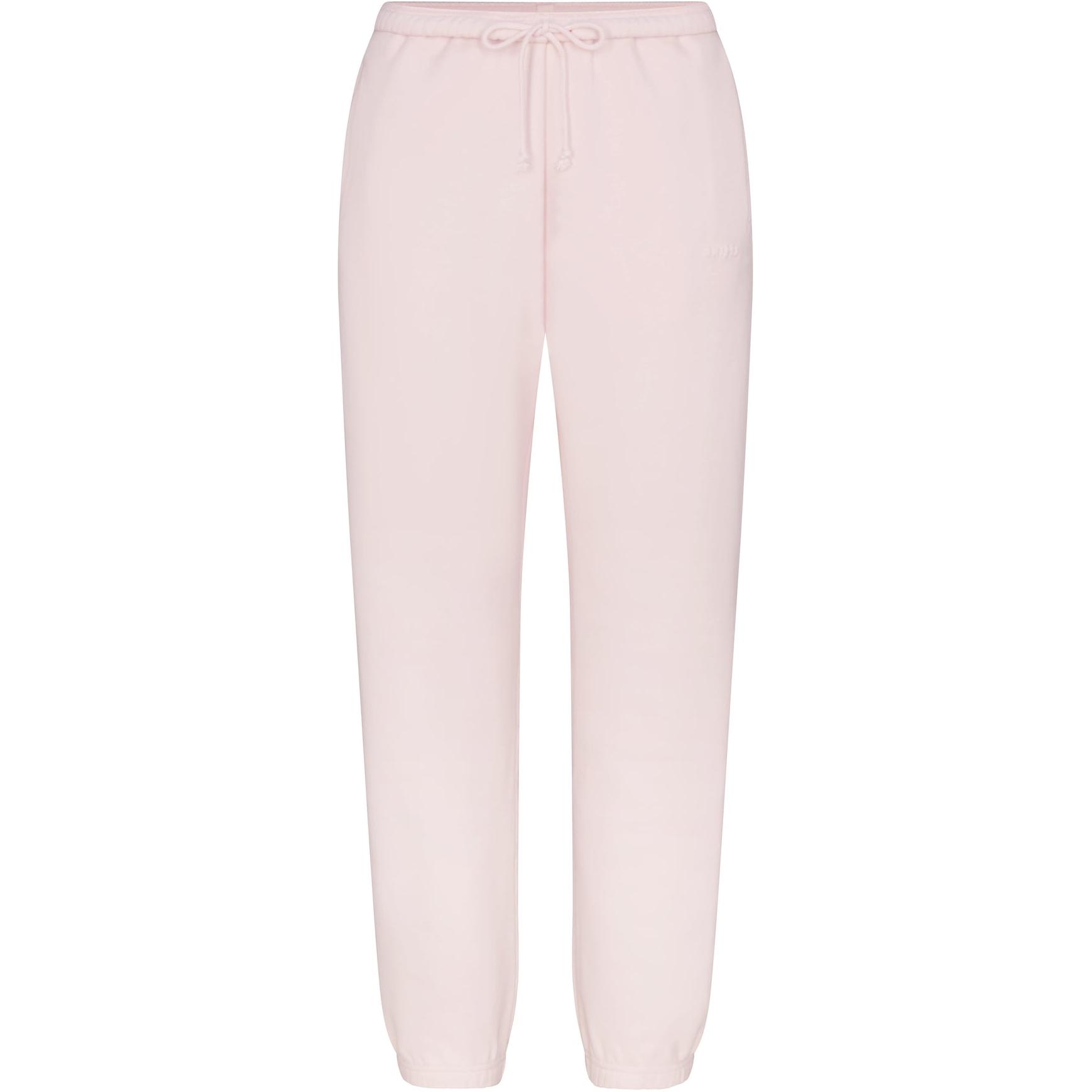 

Skims Валентиновская коллекция SS25 COTTON FLEECE CLASSIC JOGGER повседневные брюки женские Barely Pink/Light Pink