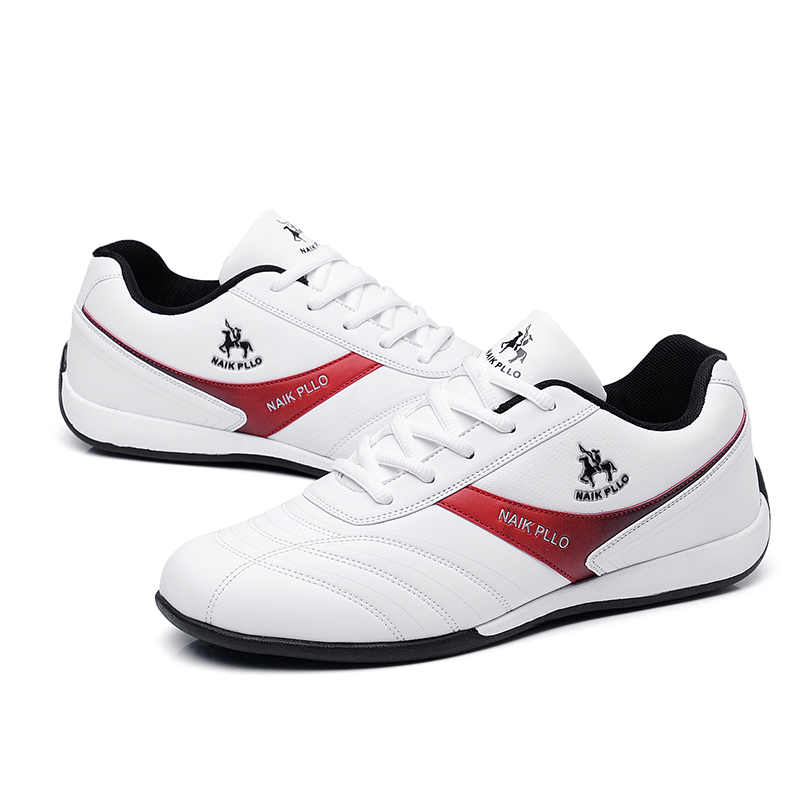 Кроссовки мужские Casual Low top из микрофибры NAIKPLLO, белый черный — фото 4