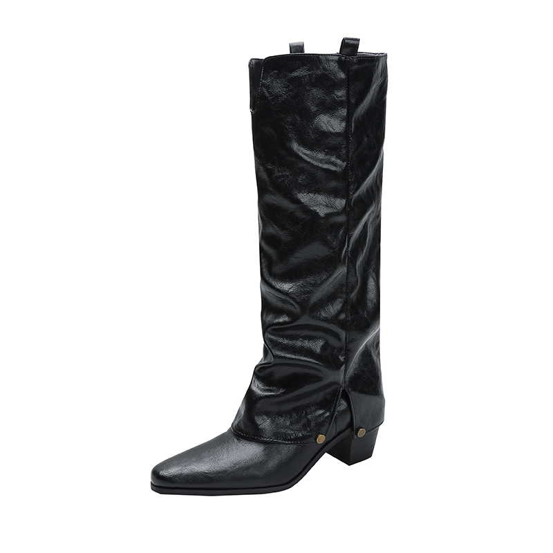 Сапоги женские JIUXINGDAO, Black