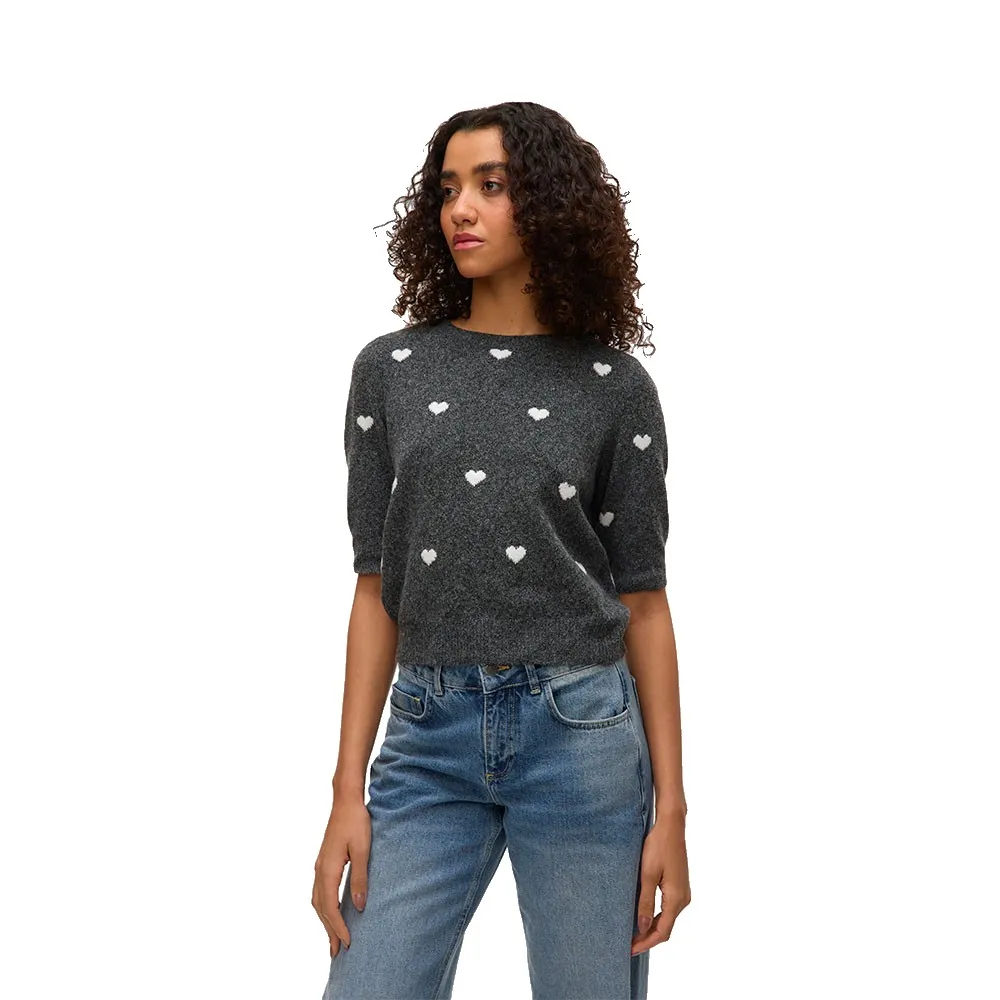 

Свитер Vero Moda Doffy Intarsia 2/4, серый