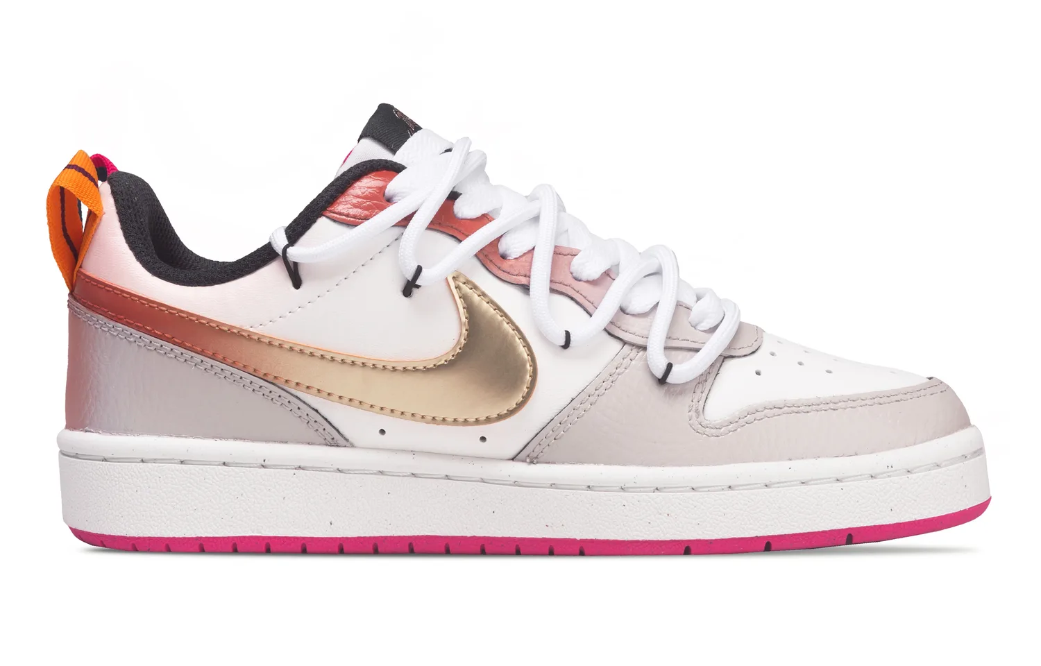 Nike Кроссовки для скейтбординга Court Borough Auspicious Horse And Blessing низкие детские устойчивые к истиранию beige gold — фото 4
