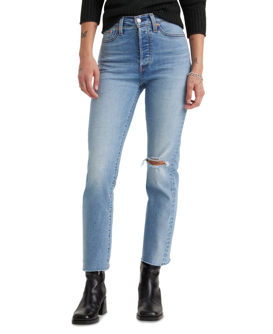 

Женские джинсы прямого кроя с высокой посадкой и завышенной талией Levi's, Night Sight