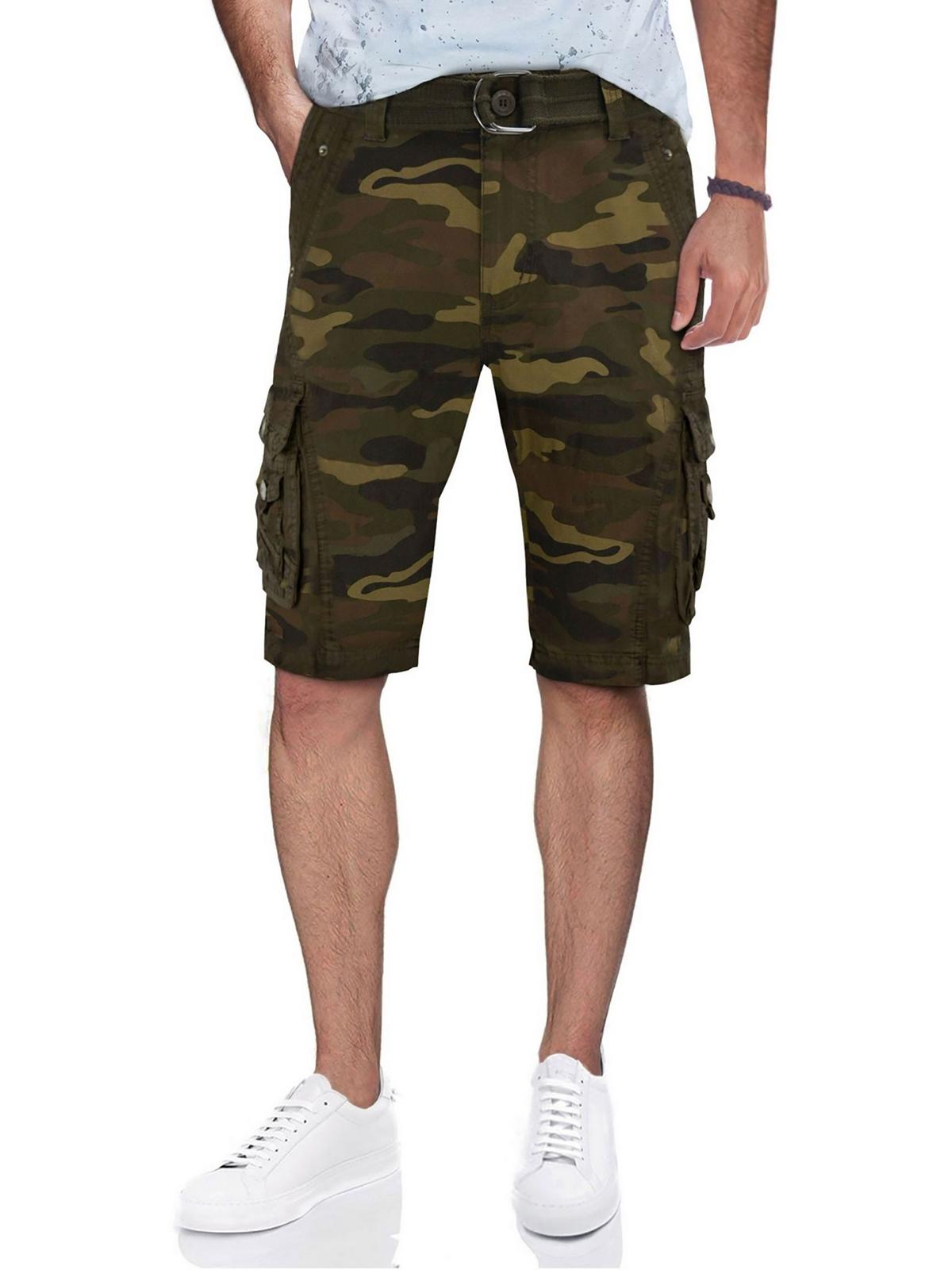 

Мужские шорты-карго с застежкой-молнией K XRAY Jeans, цвет brown camo