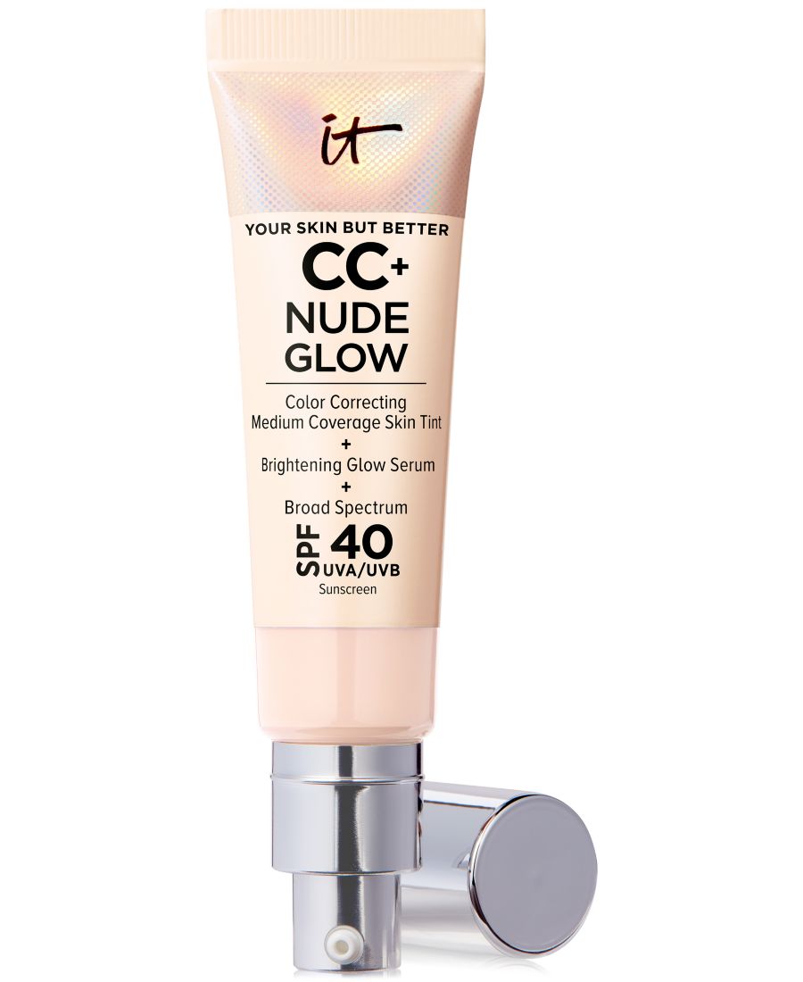 

CC+ Nude Glow Lightweight Foundation + Glow Serum SPF 40 IT Cosmetics, светлый бежевый