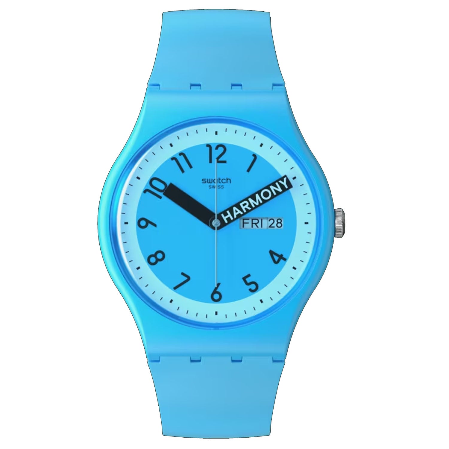 

Мужские часы Swatch Proudly Blue с синим циферблатом
