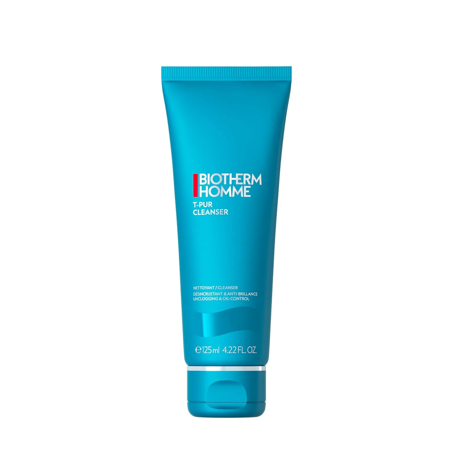 Гель для умывания Biotherm — Homme T-Pur очищающее средство для лица, глинистый гель для глубокого очищения и, 125 мл