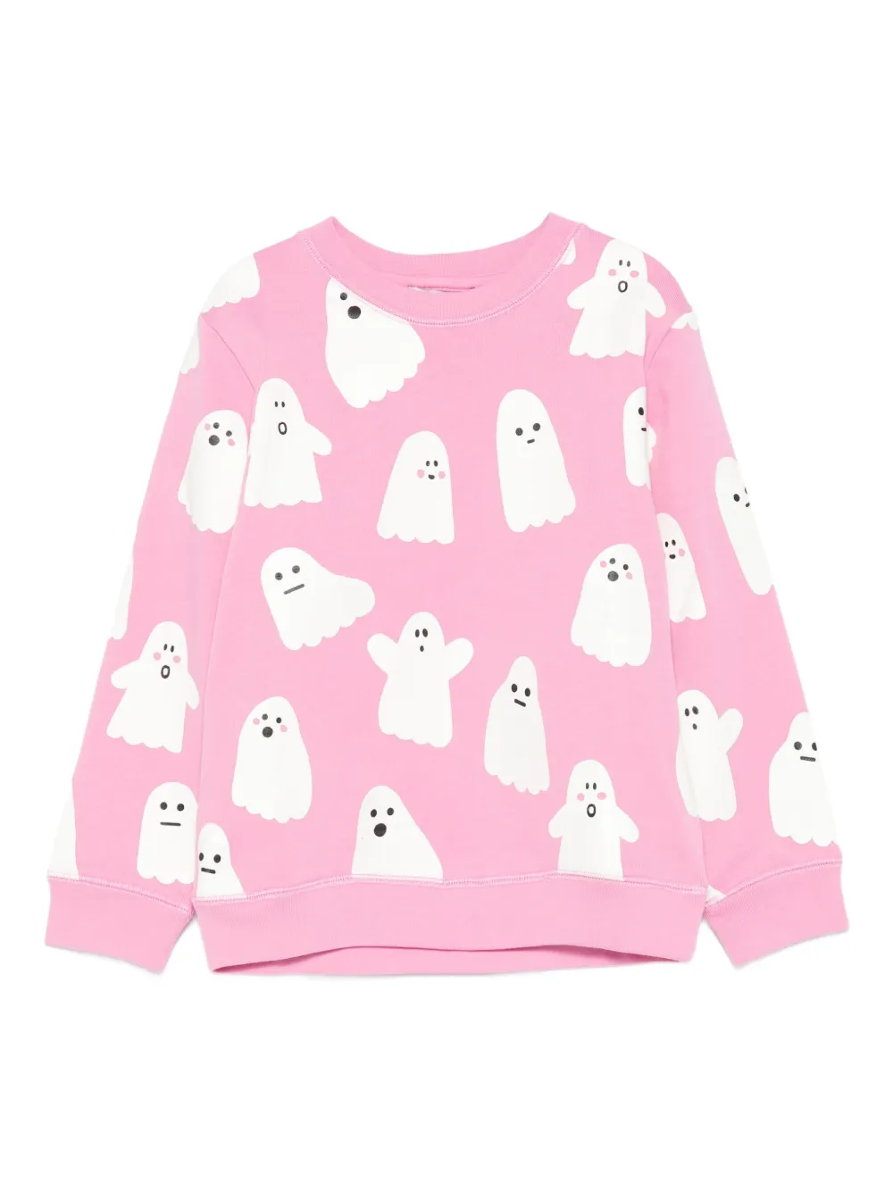 

Свитшот с призрачным принтом Stella McCartney Kids, розовый