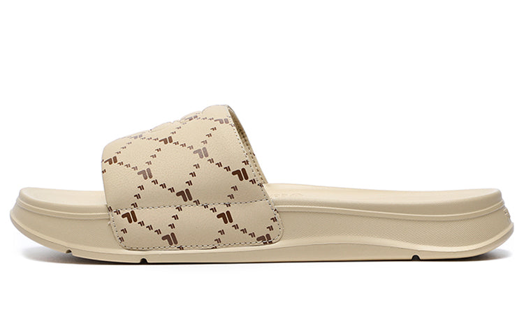 Тапочки FILA FUSION Como Slippers 'Beige Brown' T12M227510FMM, бежевый — фото 2