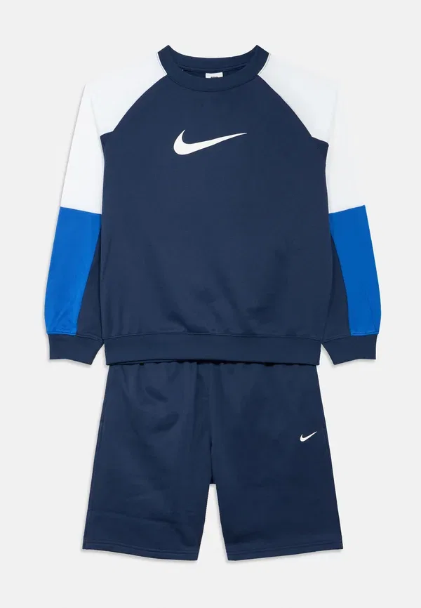 Толстовка Nike Sportswear, midnight navy/white/game royal, тёмно-синий/белый/игровой синий — фото 3