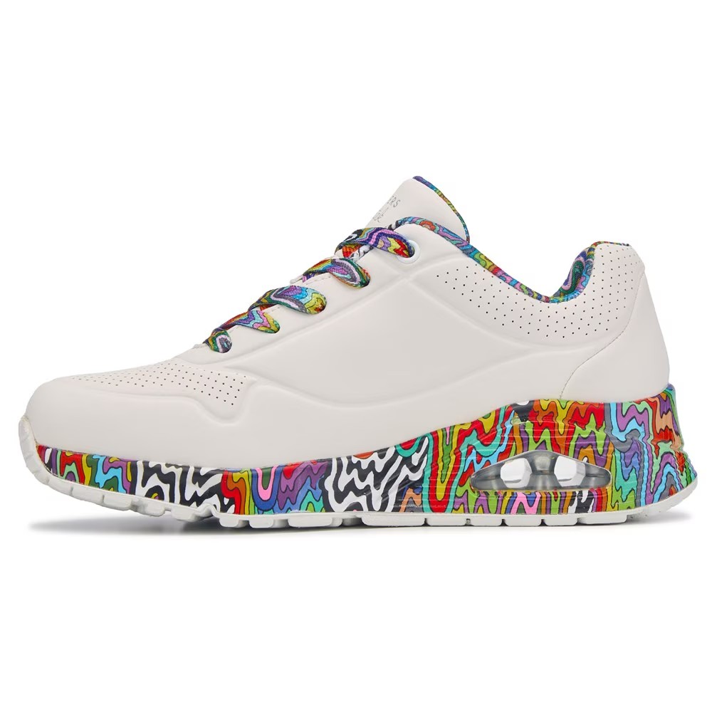 Мини-Кеды Jen Stark Street Uno Skechers, белый — фото 4
