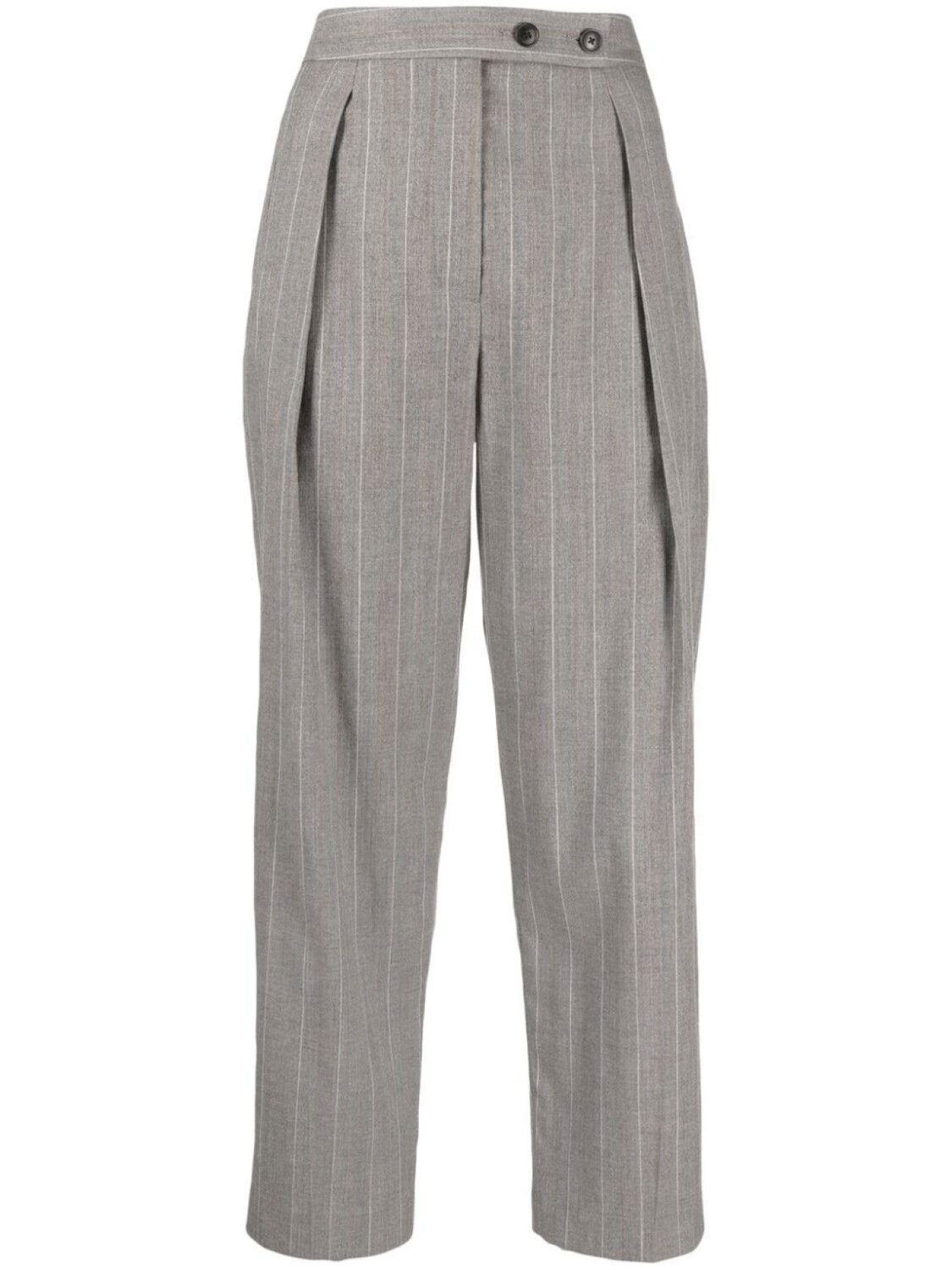 

3.1 Phillip Lim зауженные брюки с завышенной талией, серый