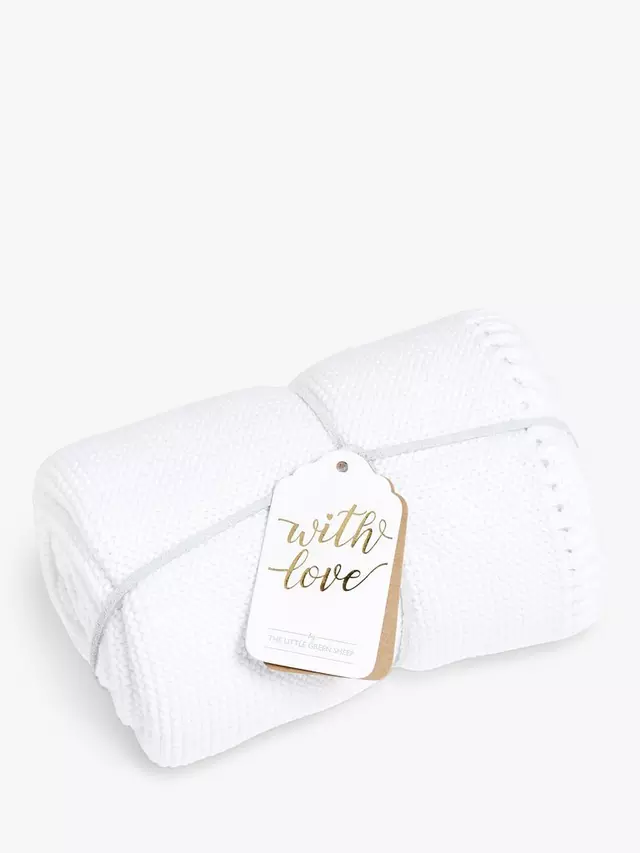 

Одеяло The Little Green Sheep Organic Cotton Cellular, белый