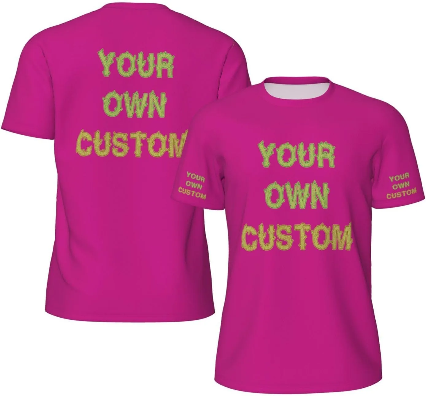 

Футболка Custom с принтом на 4 сторонах
