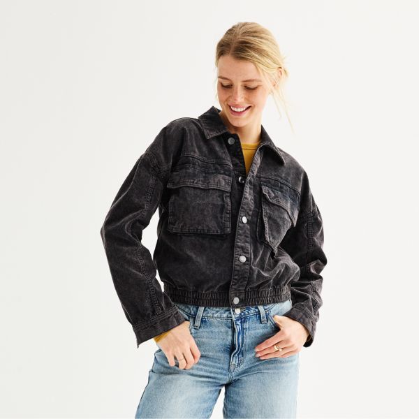 

Вельветовая куртка для юниоров So, цвет washed black