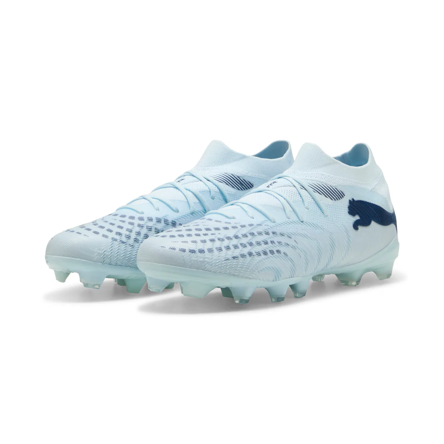 Футбольные бутсы 'Future 9 Match' Puma, Blue/Pastel Blue — фото 2
