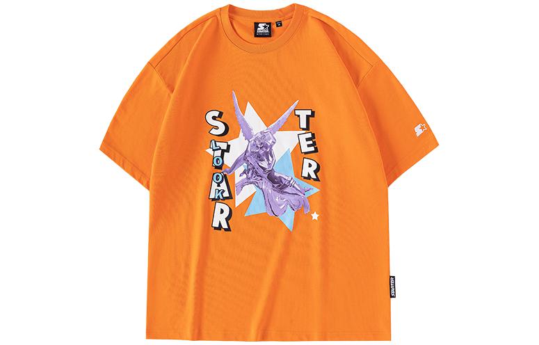 

STARTER Футболка унисекс оранжево-красная, Красный, STARTER Футболка унисекс оранжево-красная