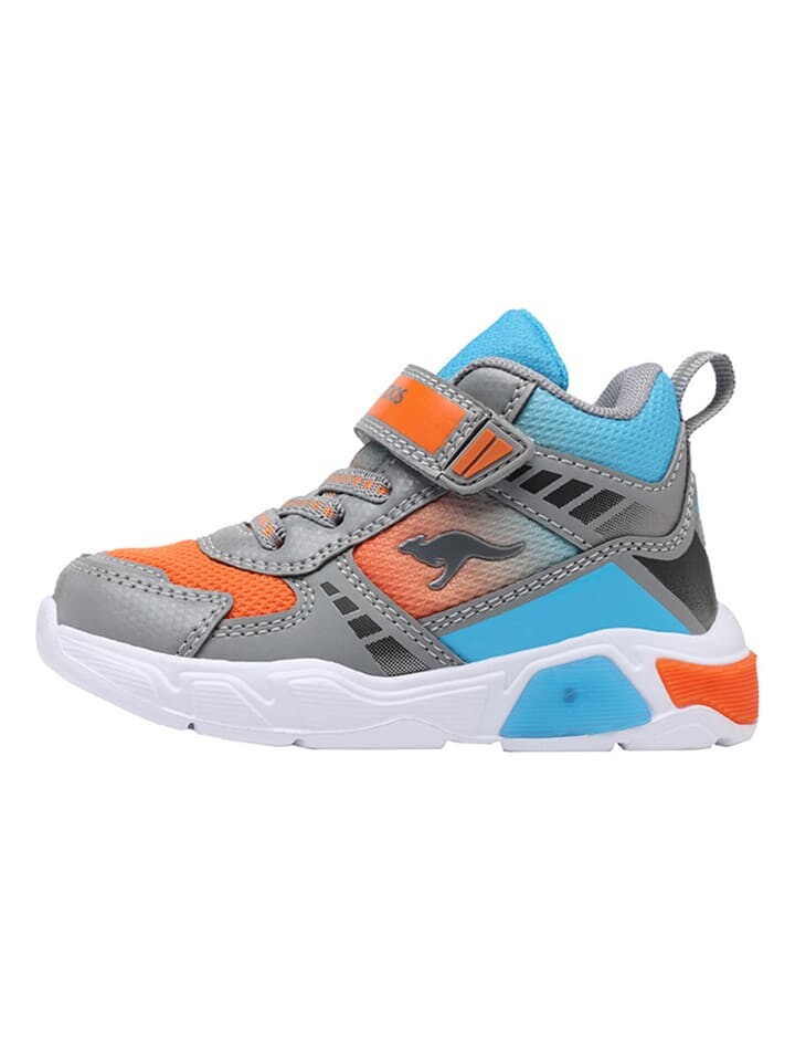 Высокие кроссовки Kangaroos Sneakers K-SLB Clave Mid EV, цвет Blau/Orange — фото 2