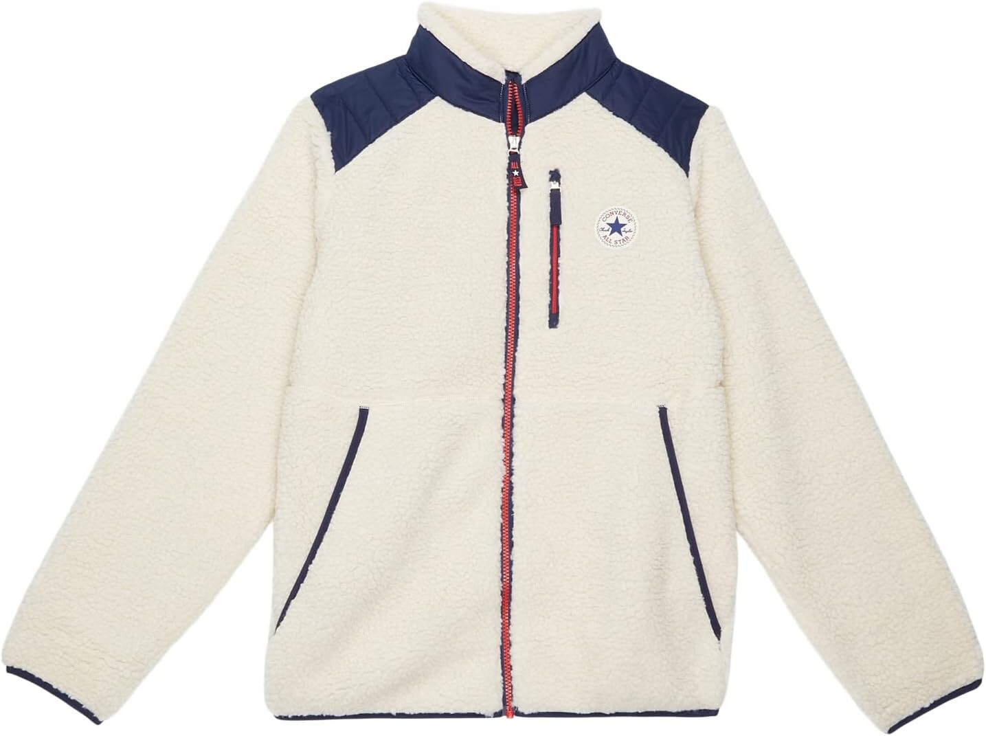 

Куртка Converse Sherpa Zip-Up Jacket, цвет Oatmeal