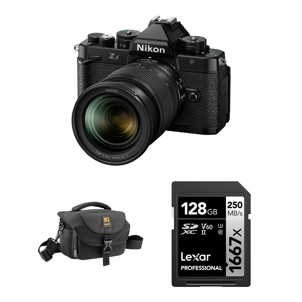 

Беззеркальная камера Nikon Zf Mirrorless Camera with 24-70mm f/4 Lens and Basic