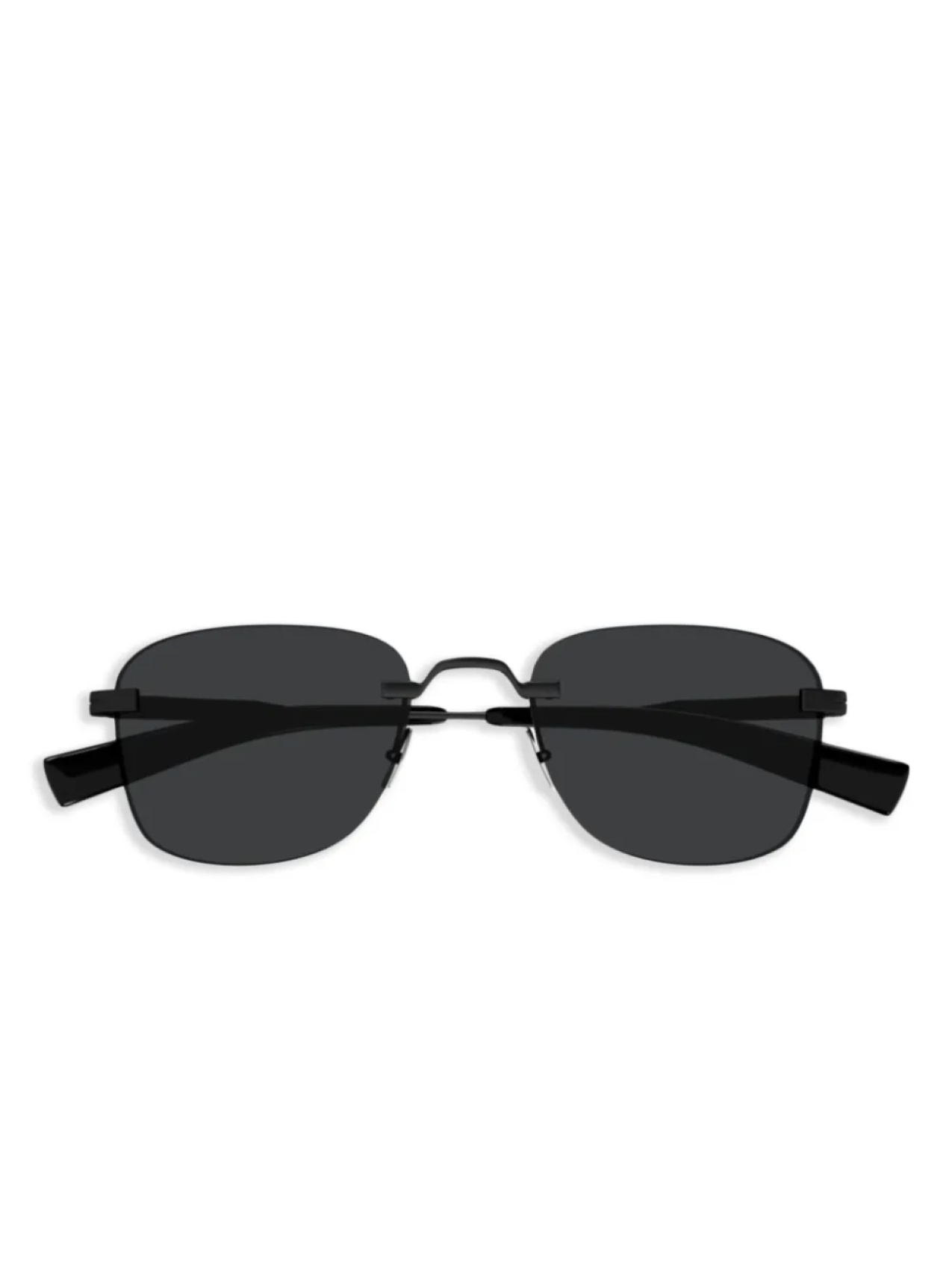 

Солнцезащитные очки в квадратной оправе Saint Laurent Eyewear, черный