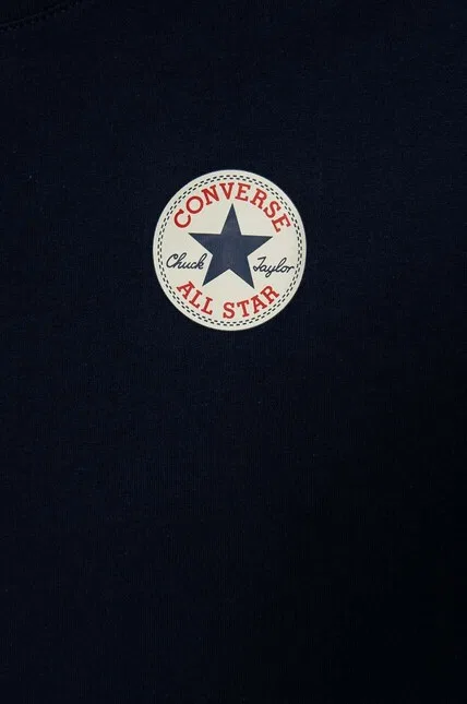Футболка Converse из хлопка, синий — фото 3