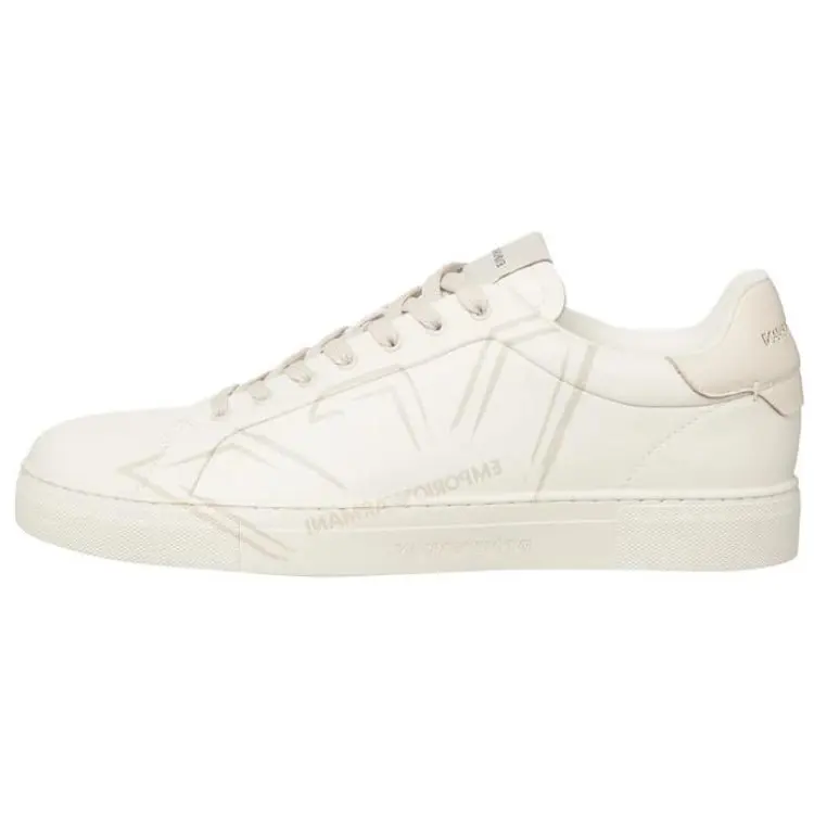 

Кроссовки Emporio Armani с принтом логотипом на шнуровке