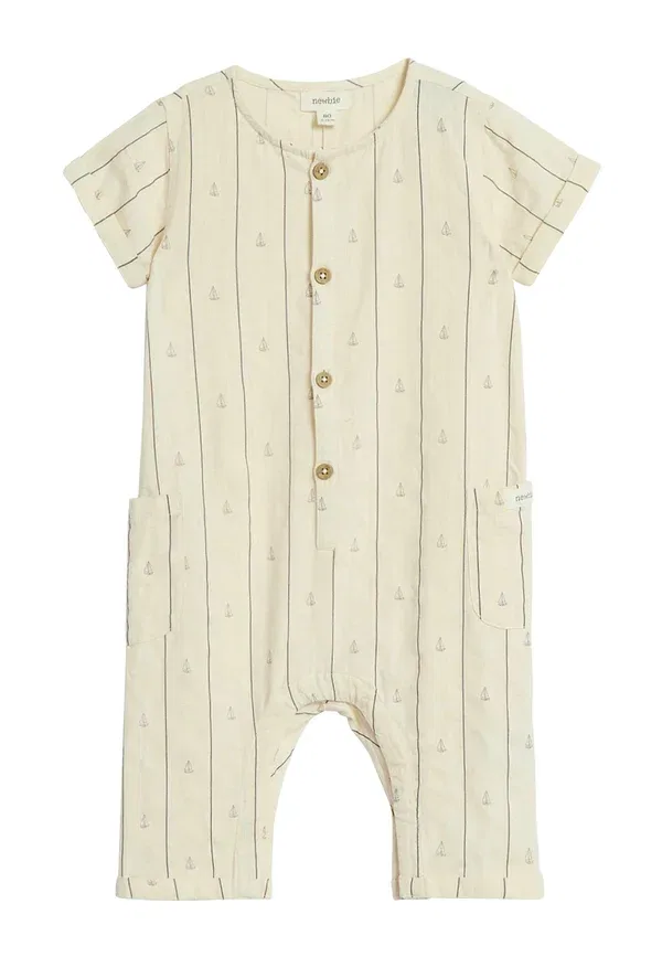 Комбинезон Sailing boat jumpsuit with short sleeves jumpsuit Newbie, белый — фото 3