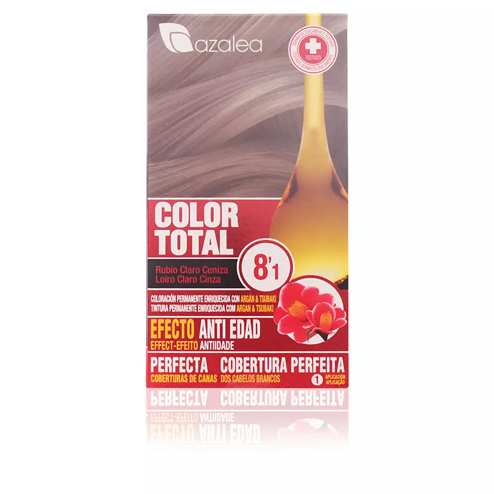 

Краска для волос Color total Azalea, цвет 8,1 rubio claro ceniza, 1 шт.