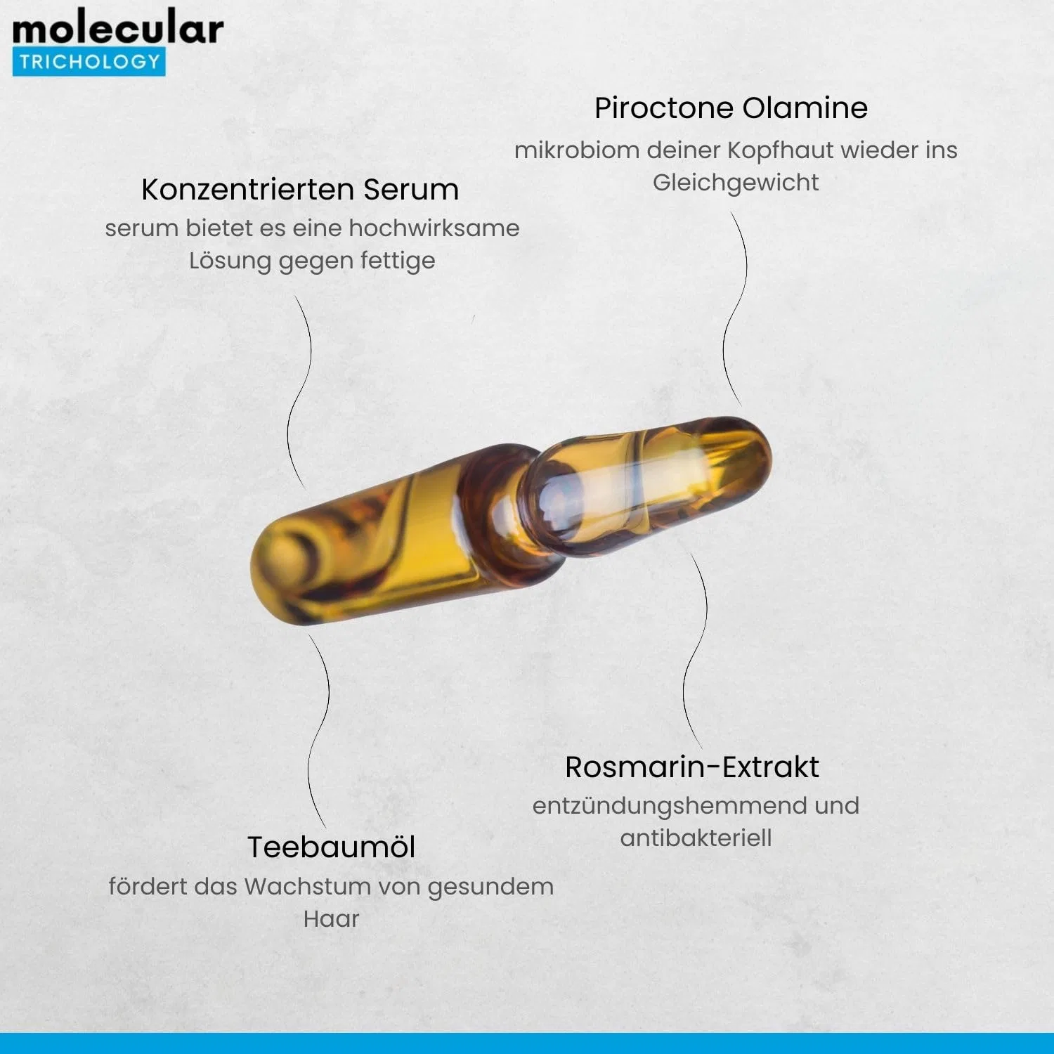 Сыворотка для волос в ампулах «Hair Serum» от Epsilon, 10 × 5 мл Molecular Trichology — фото 4