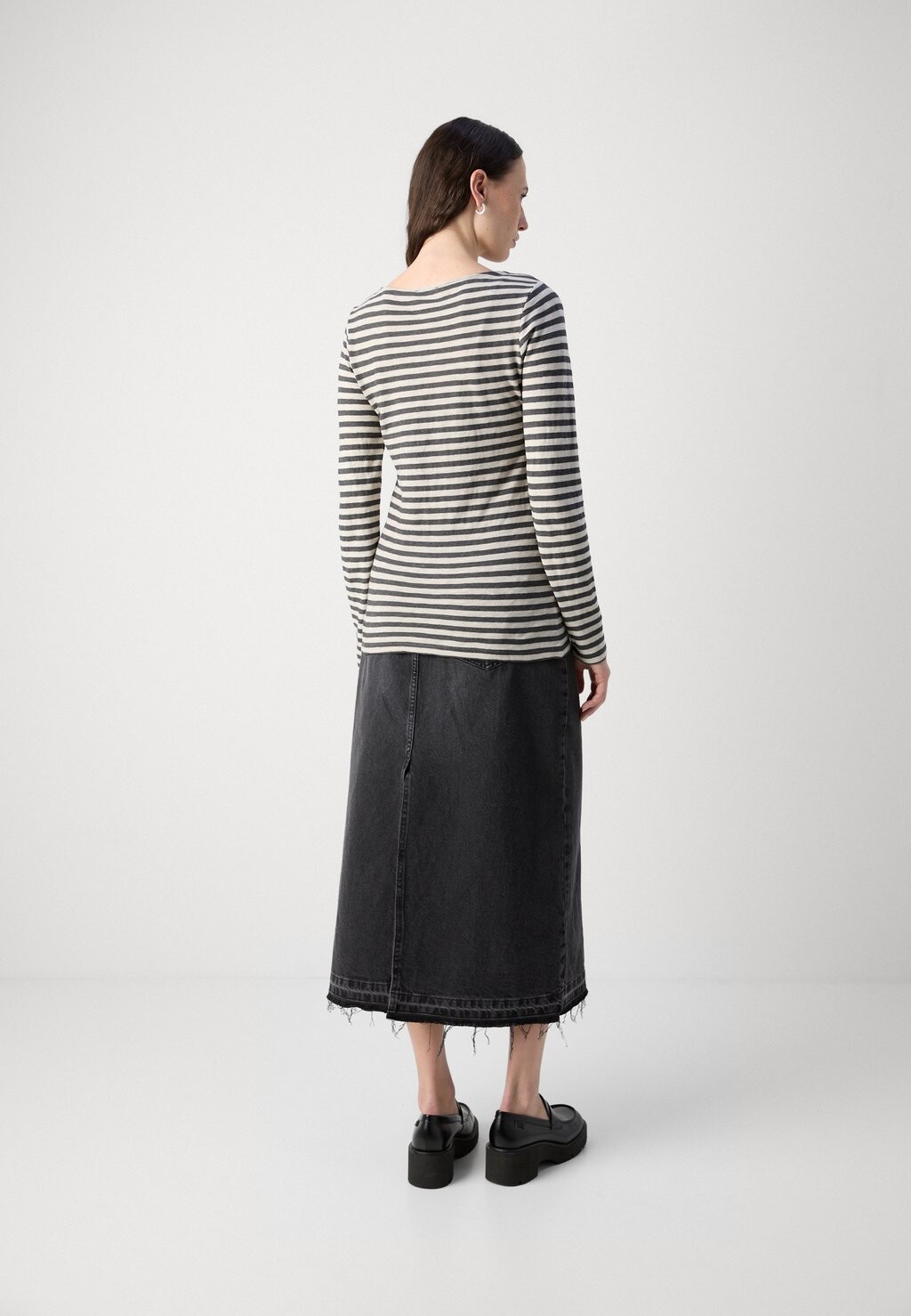 

Топ с длинными рукавами LONG SLEEVE BOAT NECK STRIPED Marc O'Polo, красный