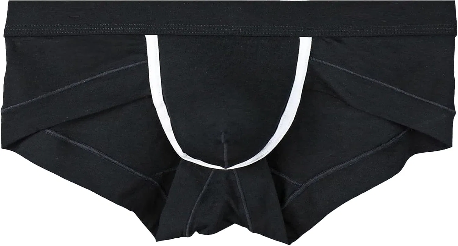 Брифы мужские, хлопок, Black1pc