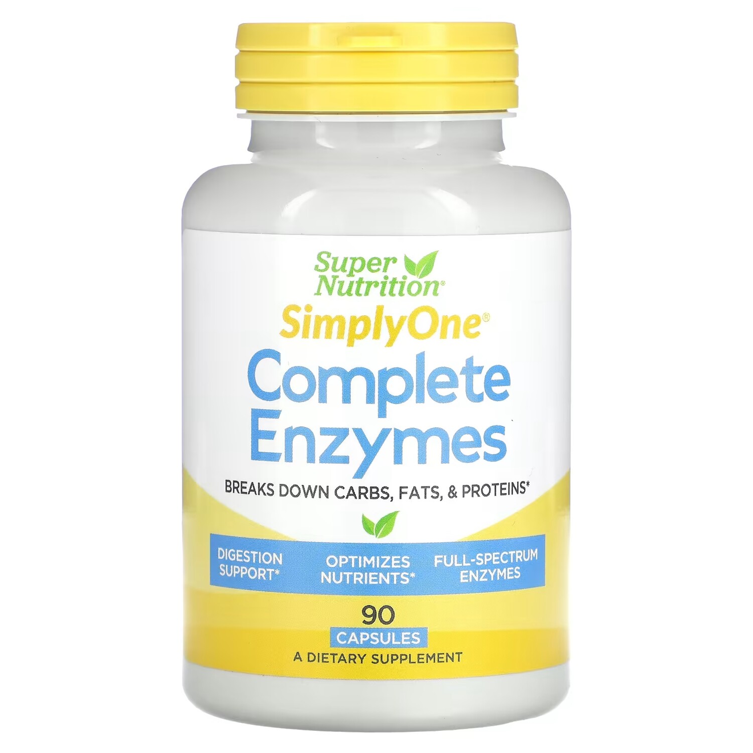 

Super Nutrition SimplyOne Полные ферменты, 90 капсул