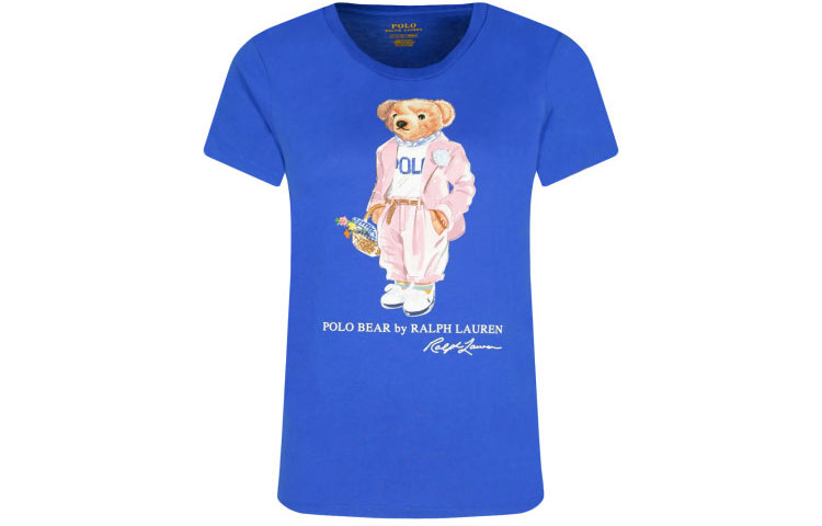 

Футболка Polo Ralph Lauren женская синяя
