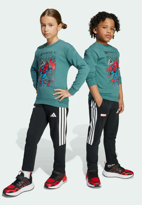 Спортивный костюм marvel человек-паук Adidas Sportswear, Preloved Teal White