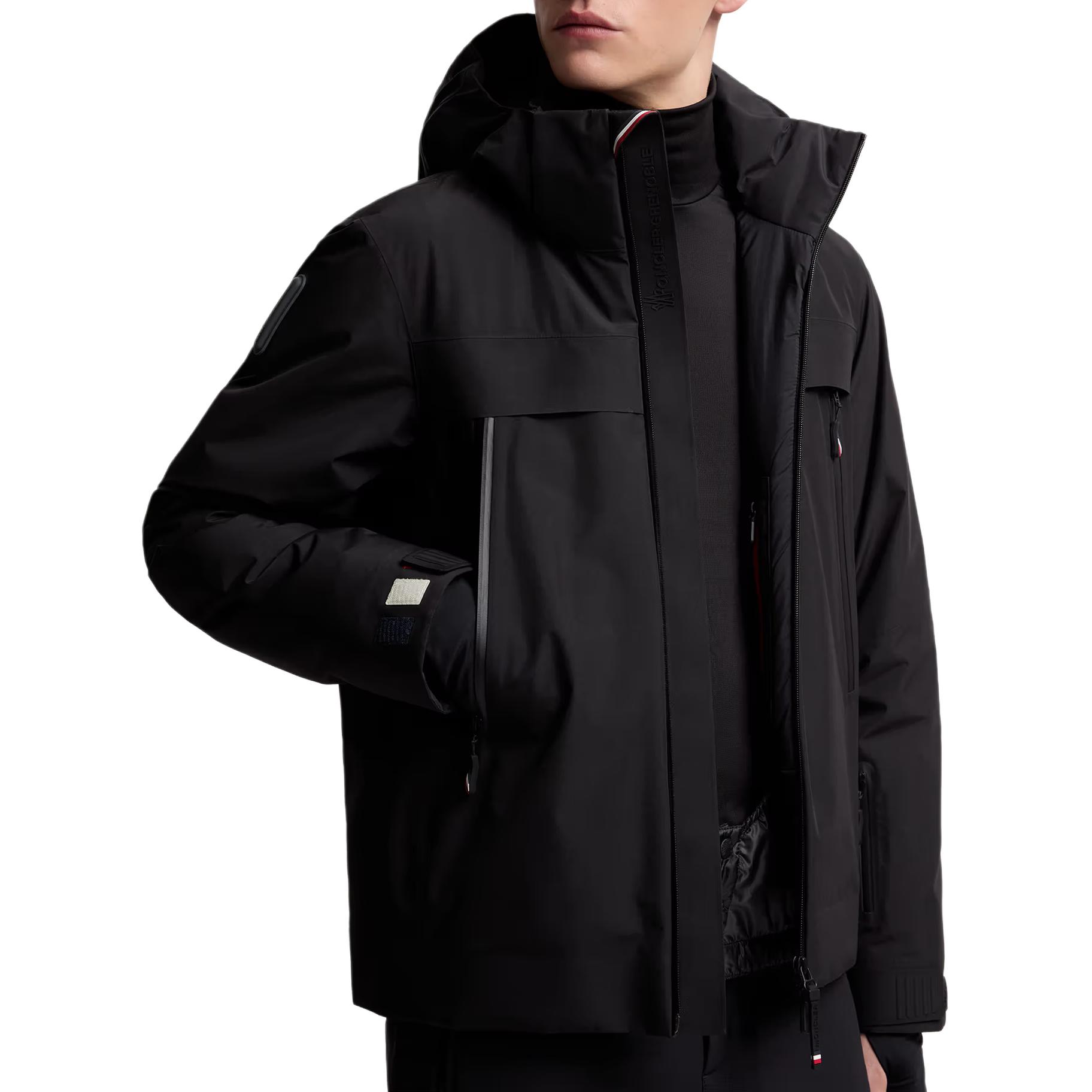 Гренобль высокопроизводительная лыжная куртка Moncler, черный — фото 4