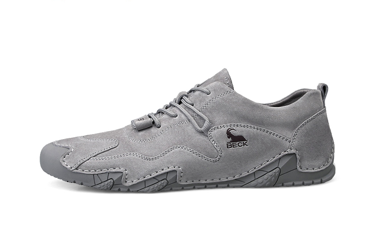 

Мужские повседневные туфли с низким верхом, песочно-серые BECK, Gray