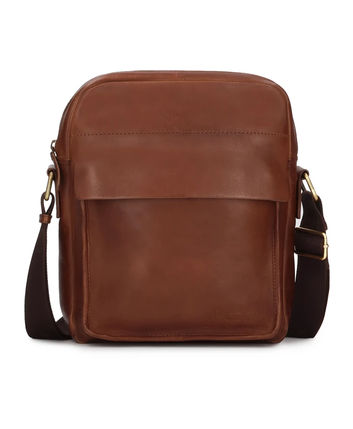 

Почтовая сумка Фабианн через плечо Kazar, коричневый