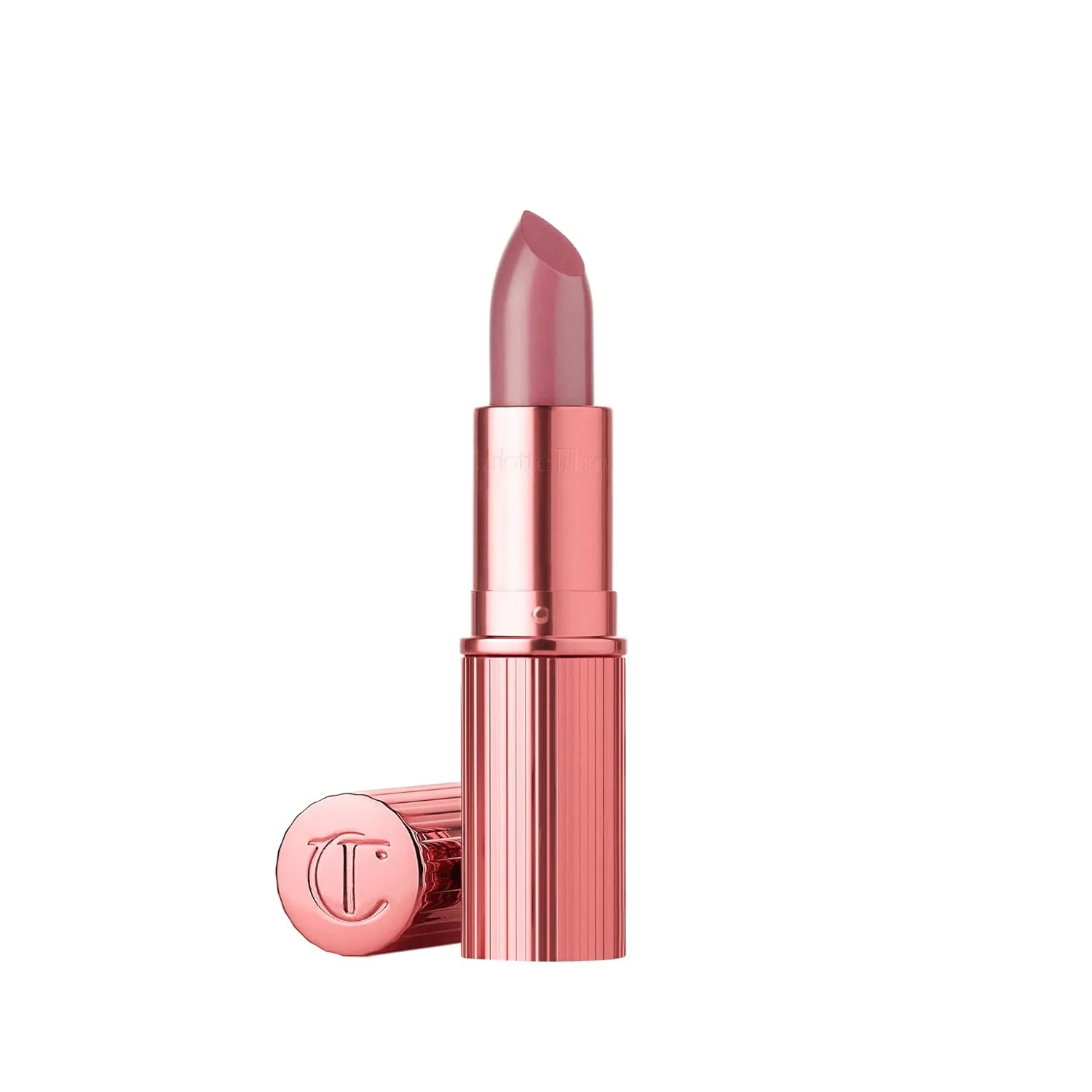 Помада Charlotte Tilbury KISSING - увлажняющая и питательная помада с светоотражающими пигментами для сияющего финиша и визуального увеличения объема губ., Icon Baby - warm nude rose