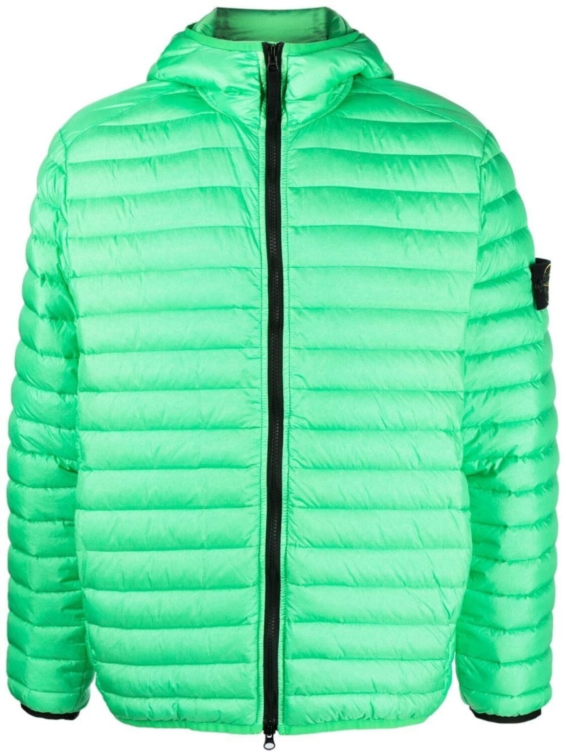 

Stone Island пуховик с капюшоном, зеленый
