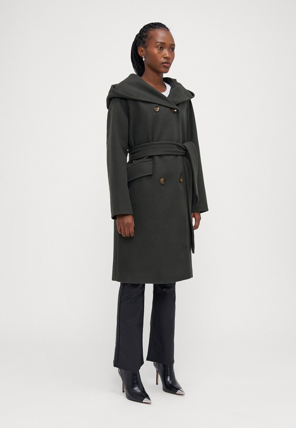 

Классическое пальто VMFORTUNECILLE COAT Vero Moda Petite, темно-зеленый